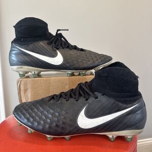 Nike Men's Magista Orden II 2 FG Black Soccer Cleats Boots (843812-002) Size 10